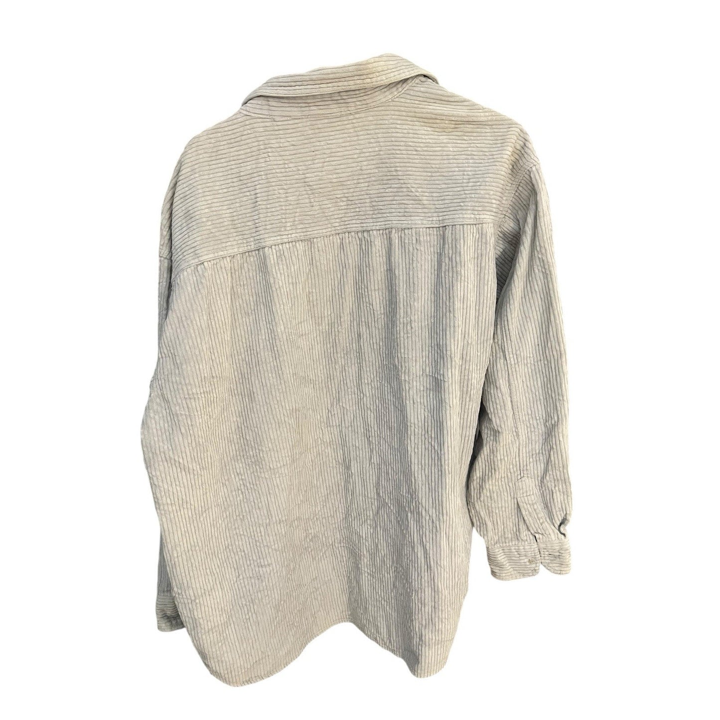 VTG Mickey Unlimited Men's M Corduroy Button Down Long Sleeve Shirt Cotton