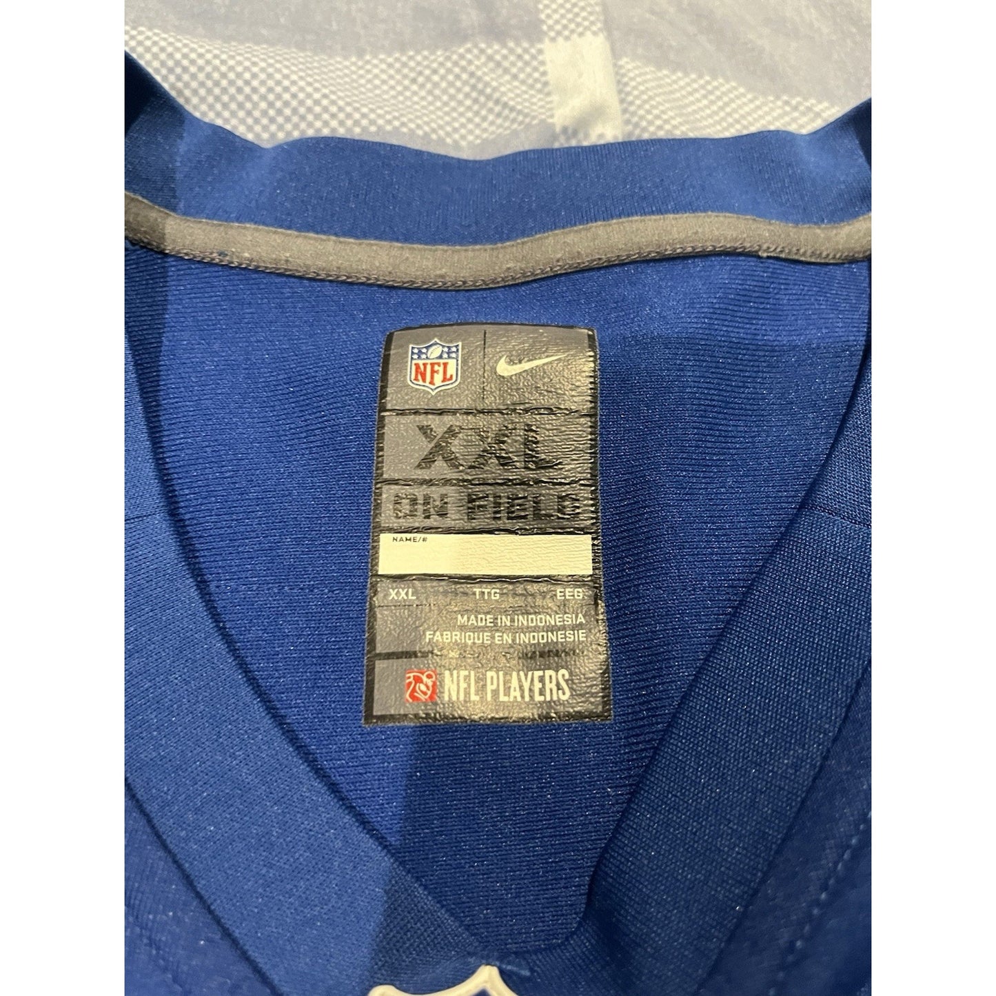 Nike On Field Men's 2XL #12 Andrew Luck Indianapolic Colts football jersey