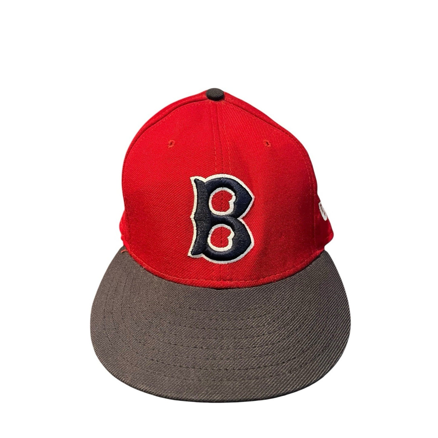 Vtg New Era 59Fifty 7 1/2 Cooperstown Boston Red Sox 100% wool USA made hat