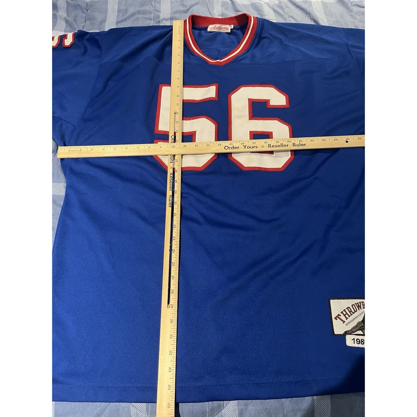 Gridiron edition throwbacks Men's 2XL/52 New York #56 Lawrence Tayler jersey