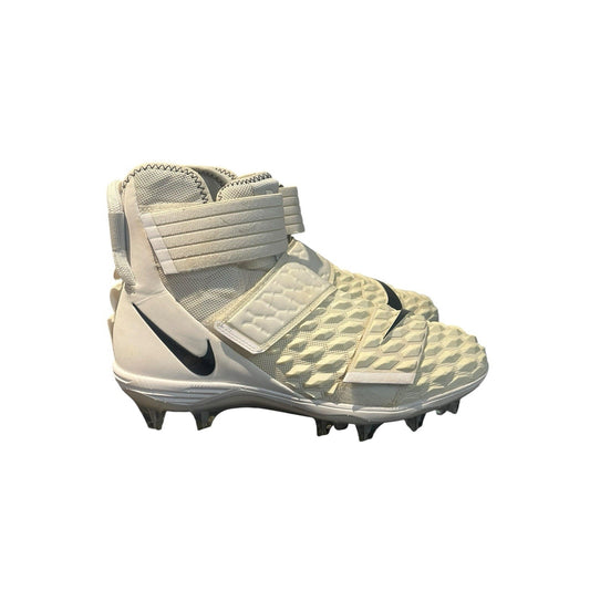 Nike Force Savage Elite 2 TD White High Football Cleats, Size 9 AH3999-100