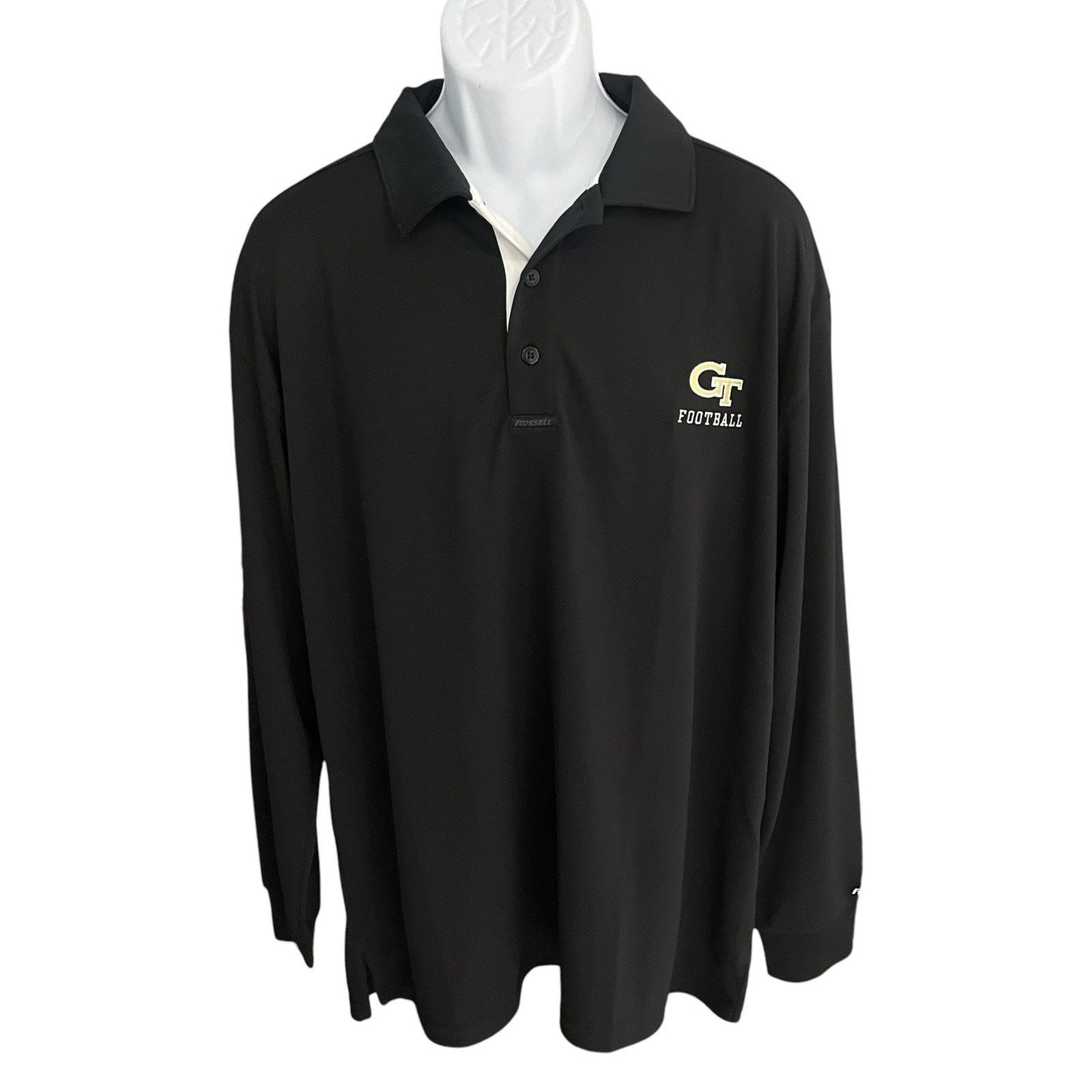 Russel Athletic Dri-Power Men's XL Georgia Tech long sleeve athletic shirt