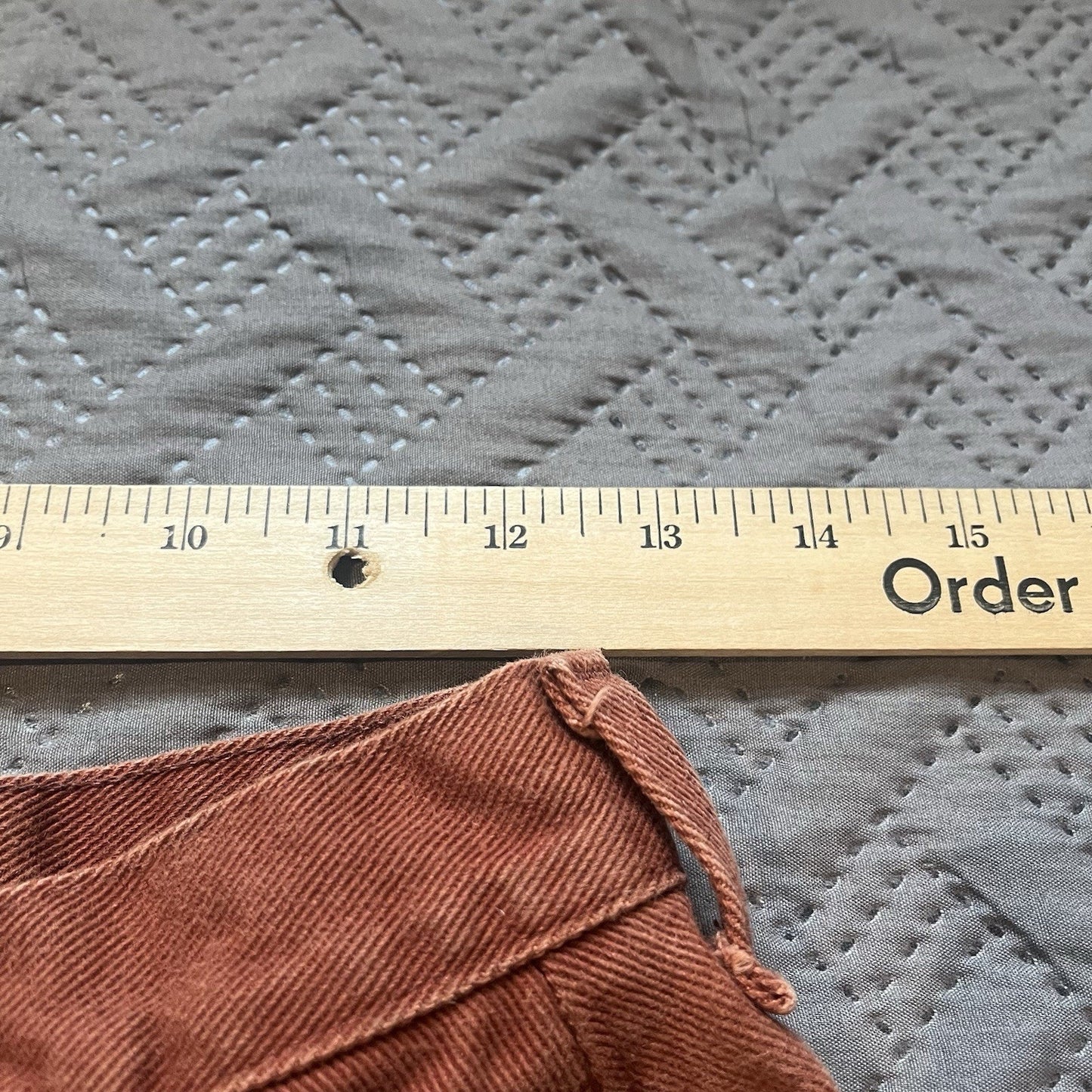 Vtg Roughrider Women's 11/12 corduroy western style USA made jeans