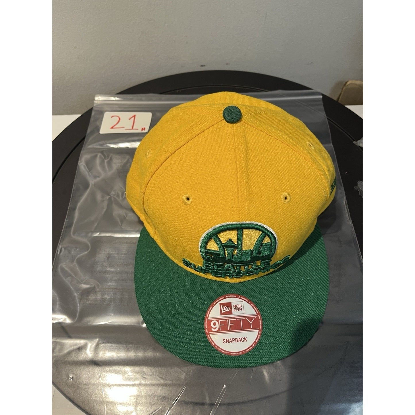 New Era Hardwood Classics Seattle SuperSonics 9Fifty snapback hat