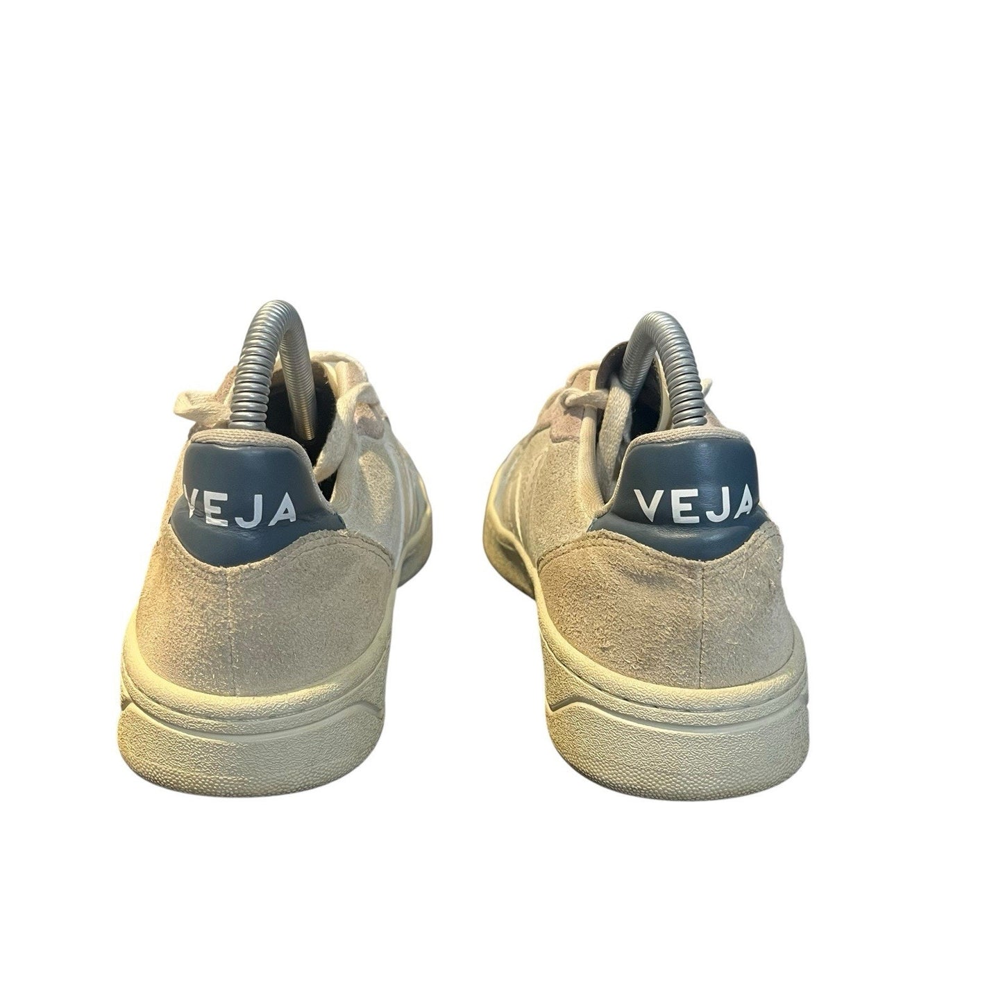 Veja Women's V-10 Low Top Sneaker , White Navy Sage Purple Beige , US 7 / EU 38
