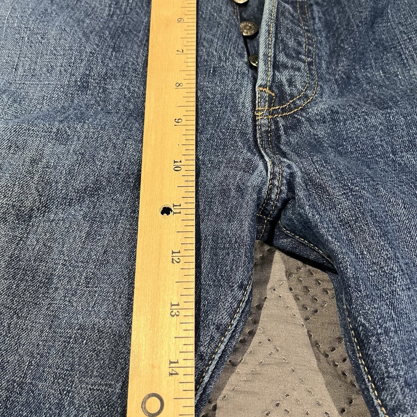 Levi's 501 Men's W 38 x L 34 button fly blue denim jeans