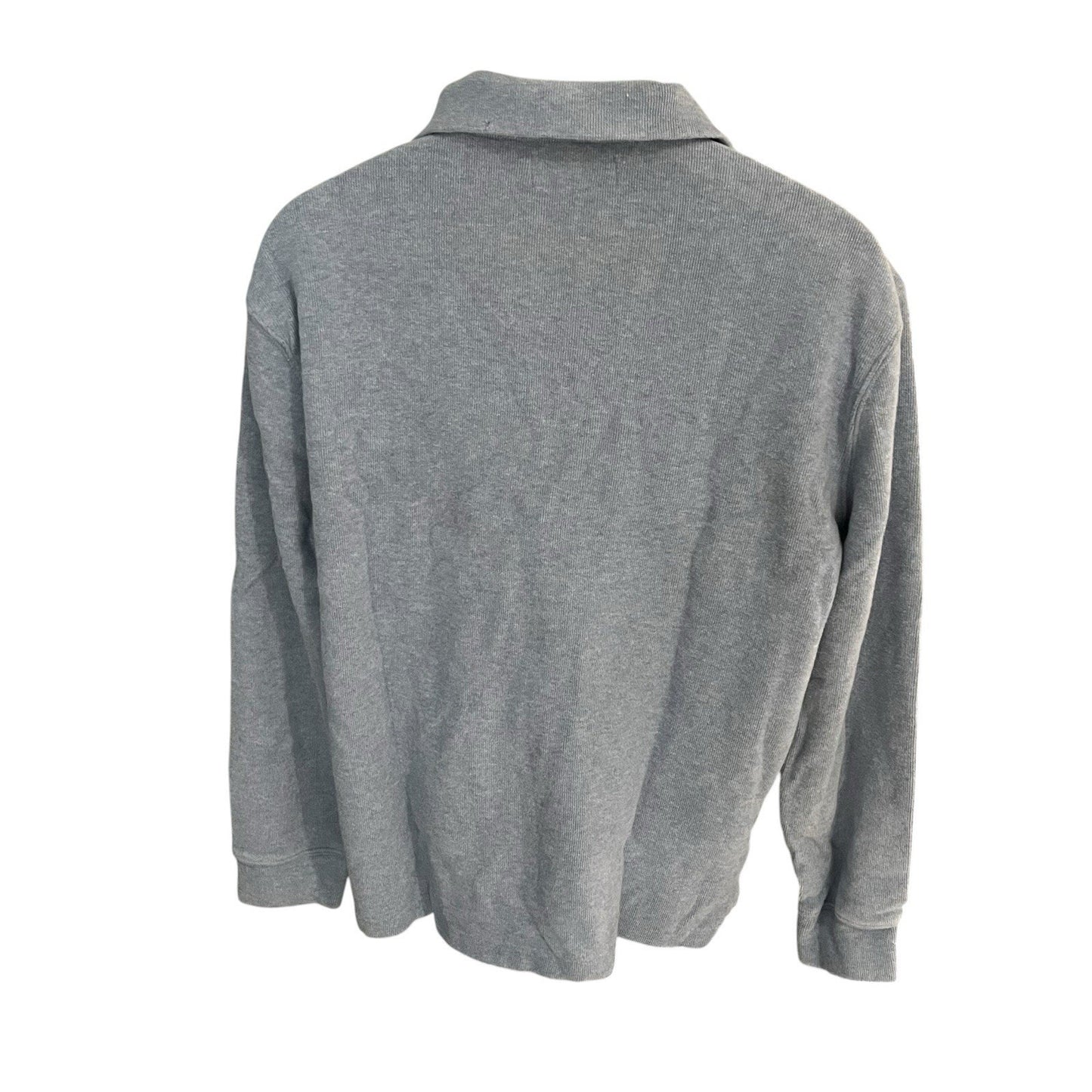 Vtg Polo Ralph Lauren Men's L blue high neck 1/4 zip sweater