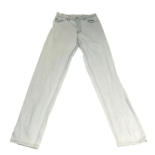 VTG Levis 550 Orange Tab Jeans Mens 30x34 Blue Light Wash Relaxed Fit Tapered