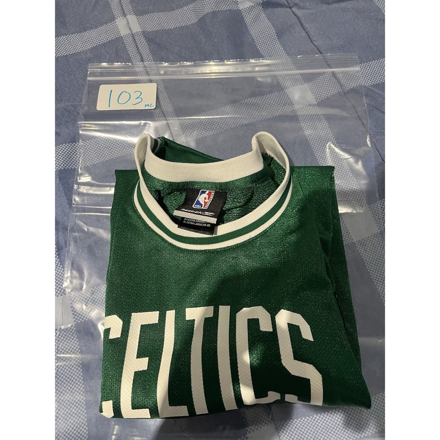 Vtg Reebok NBA Men's XL Boston Celtics #34 Paul Pierce jersey