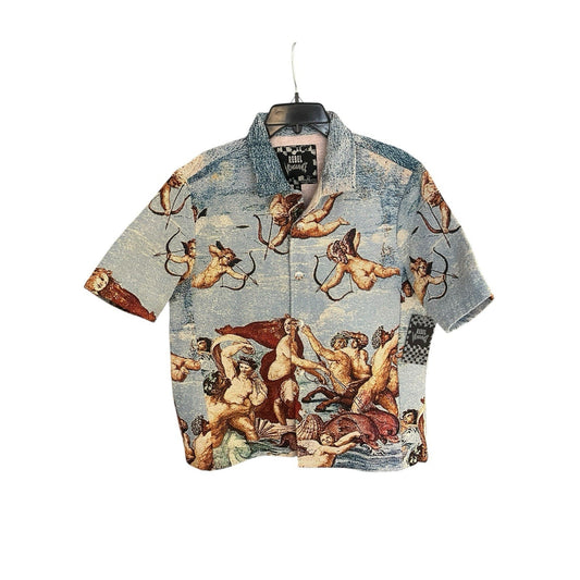 Rebel Vengeance men's XL tapestry jacquard jacket "The Triumph of Galatea" print