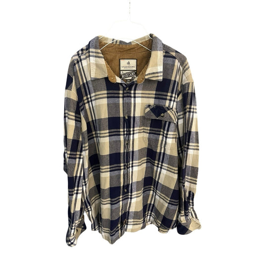 Legendary White tails The Original Buck Camp Flannel Shirt Size 3XL