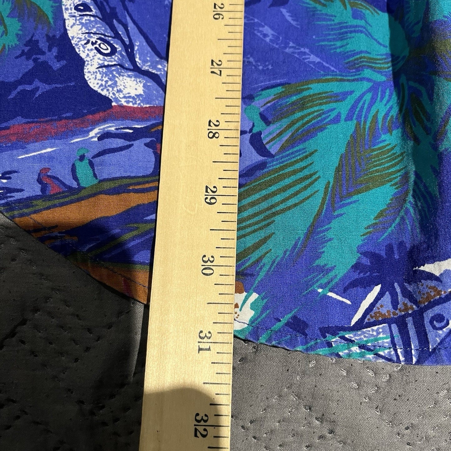 Vtg Chaps Ralph Lauren Men's L hawaiian button-down all over print shirt