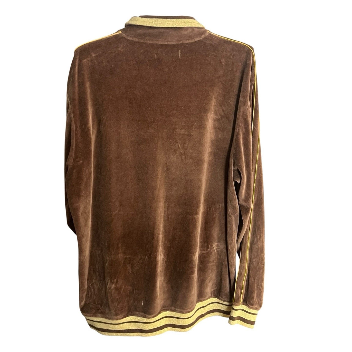 VTG Stacy Adams men's XL brown full zip fleece tracksuit