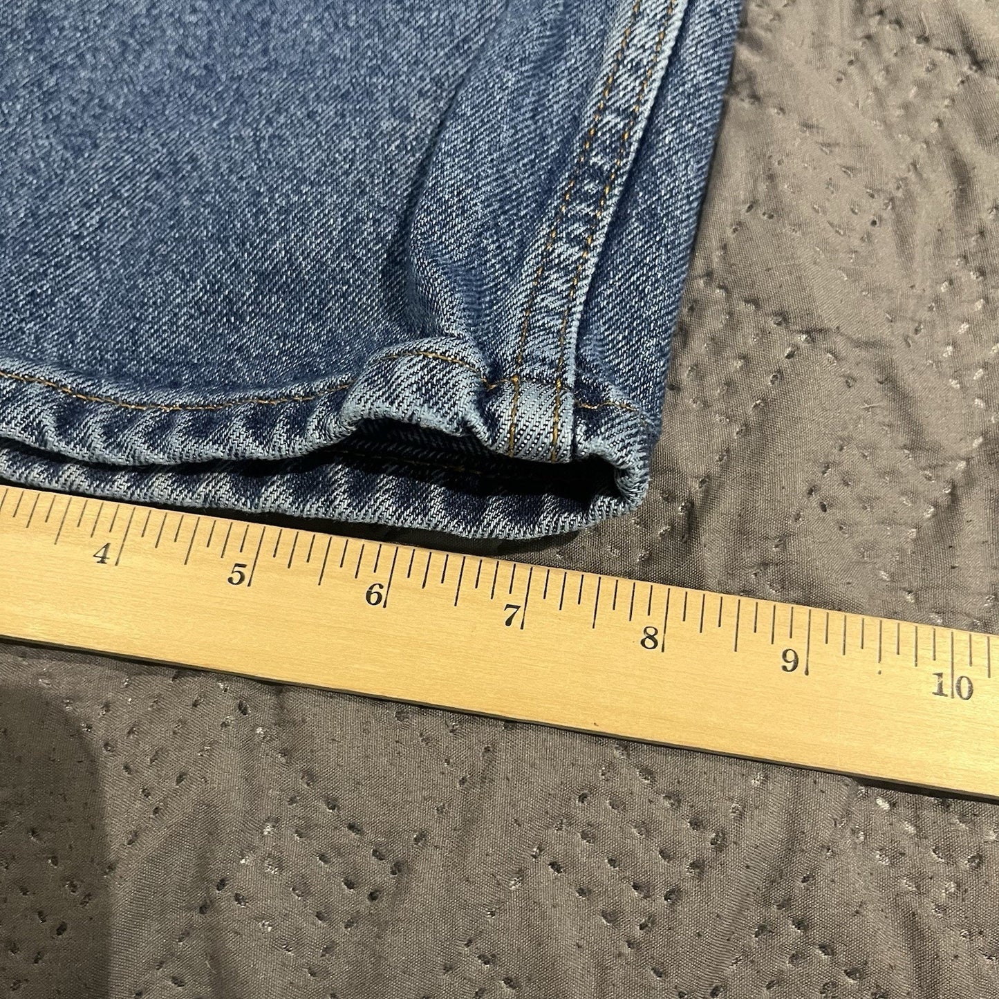 Levi's 505 Men's W 34 X L 30 blue regular fit straight leg jean's