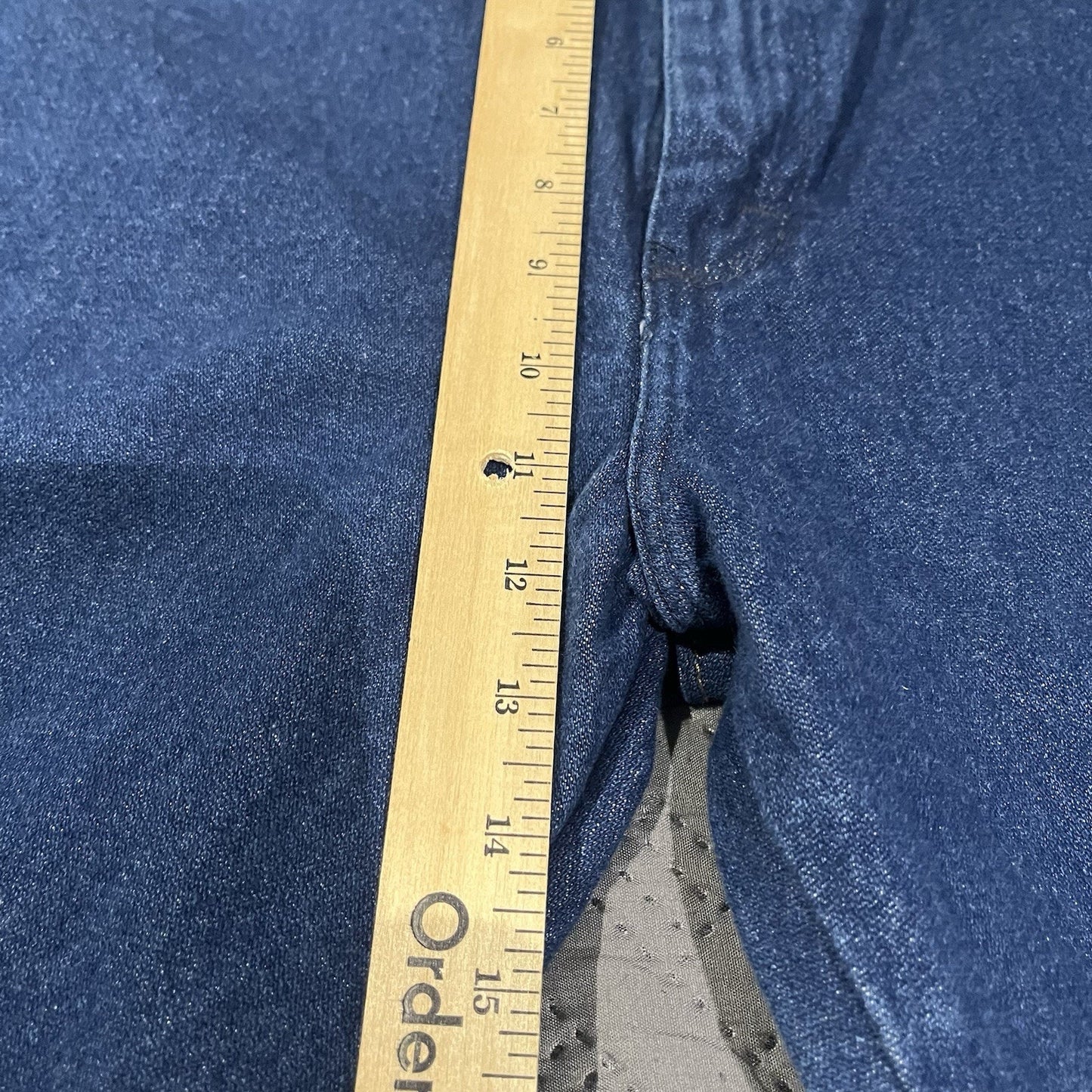 Wrangler Men's W 38 x L 32 W stitching cowboy cut denim jeans