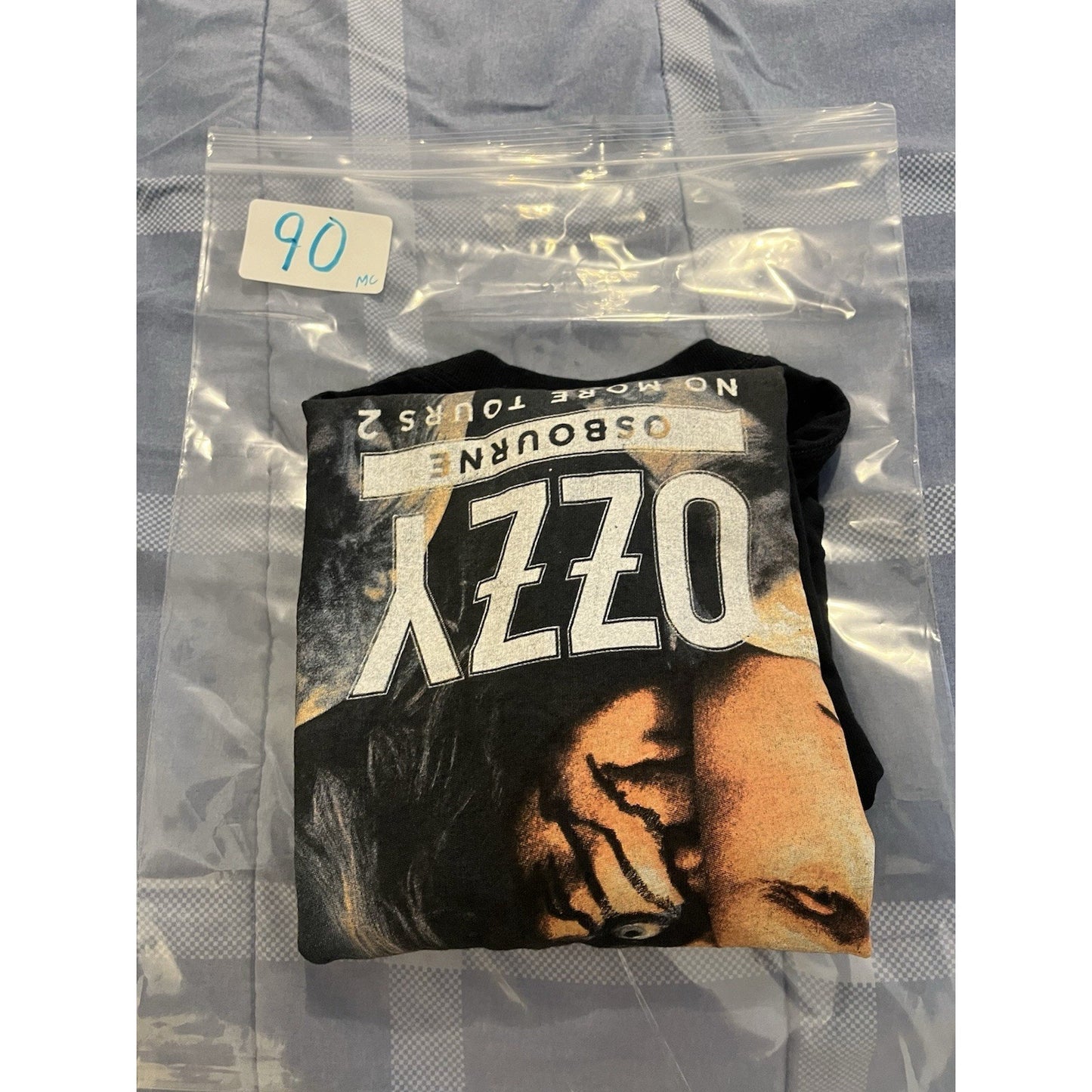 OZZY OSBOURNE 2018 No More Tours 2 Concert T-Shirt Black M Double Sided RARE