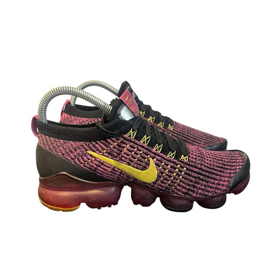 Nike Air Vapormax Flyknit 3 Women's 7.5 Multicolor Black Pink Blast AJ6910-006