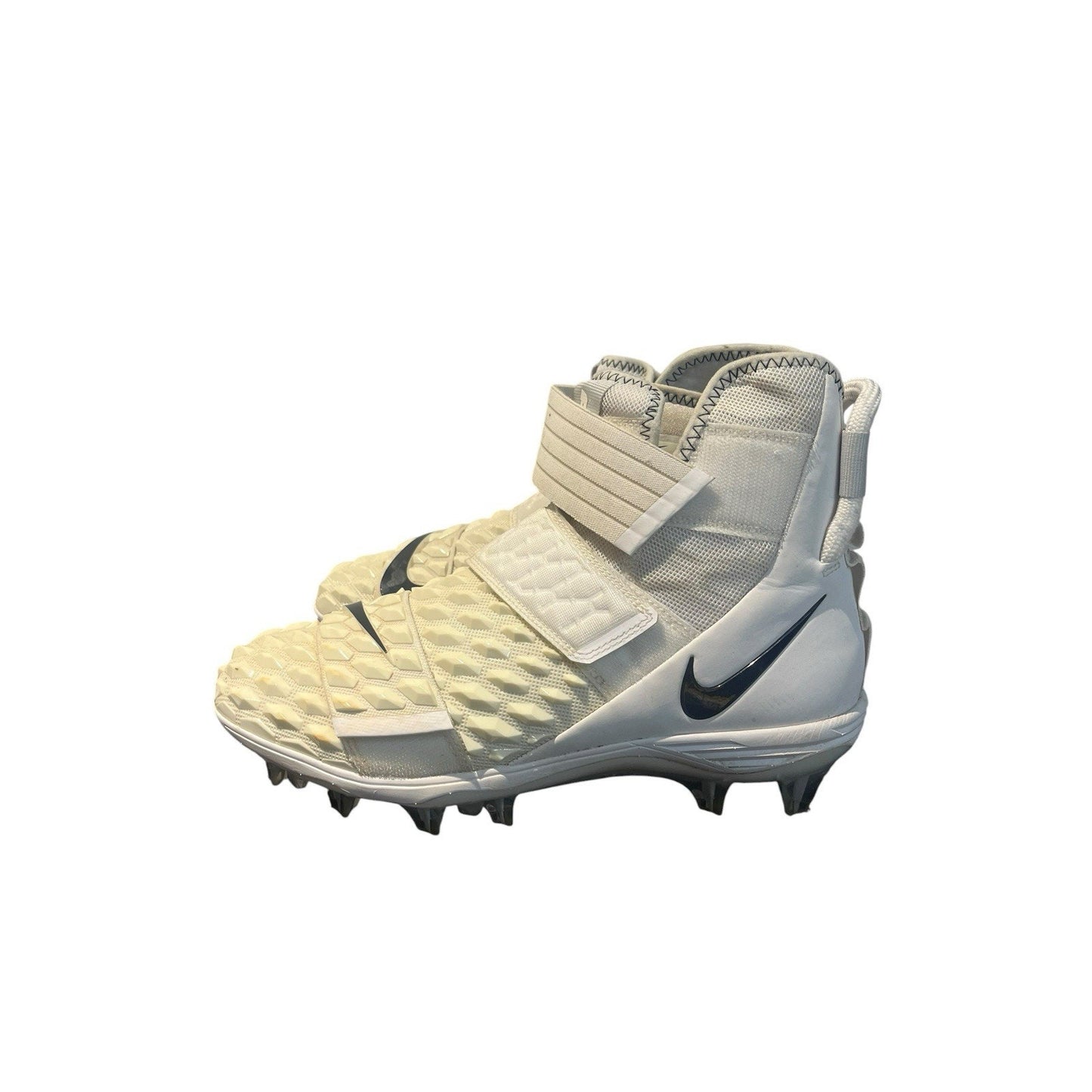 Nike Force Savage Elite 2 TD White High Football Cleats, Size 9 AH3999-100
