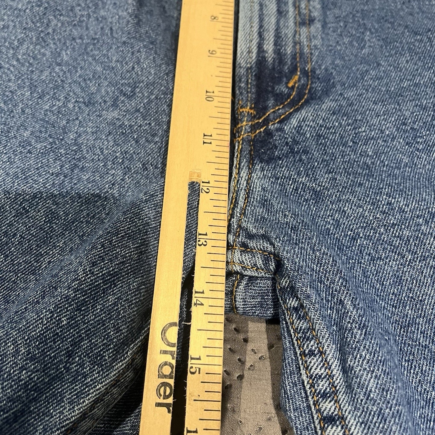 Levi's 505 Men's W 34 X L 30 blue regular fit straight leg jean's
