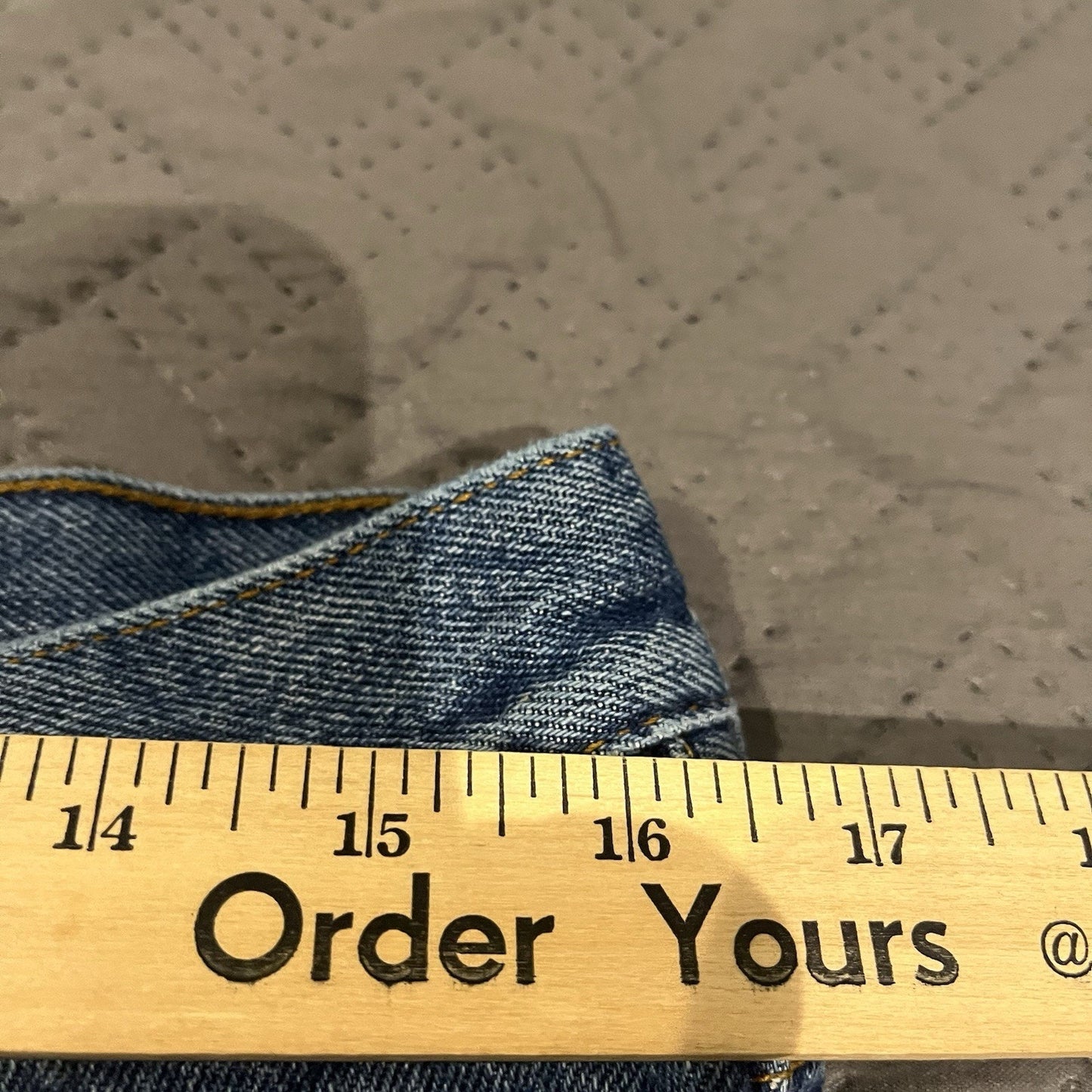 Levi's 505 Men's W 34 X L 30 blue regular fit straight leg jean's