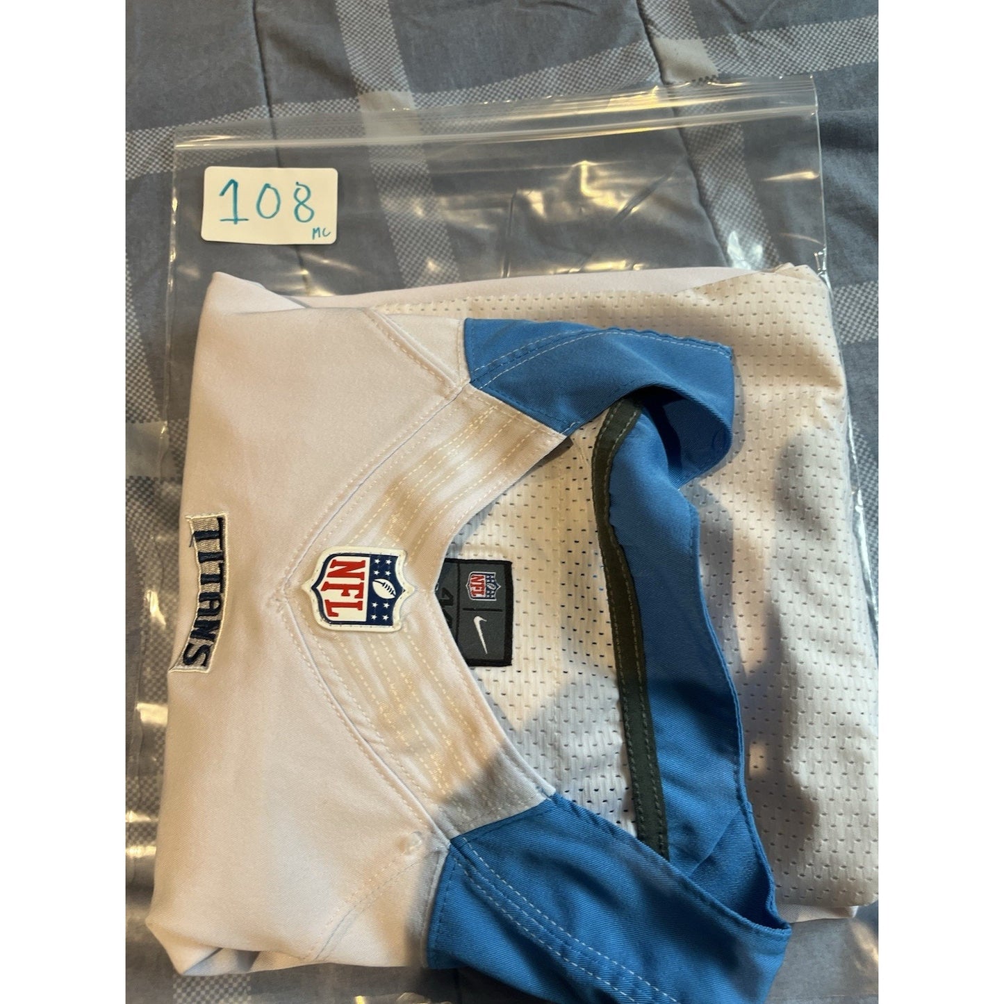 Nike Onfield NFL Men's L/44 Tennessee Titans #26 Andrews football jersey