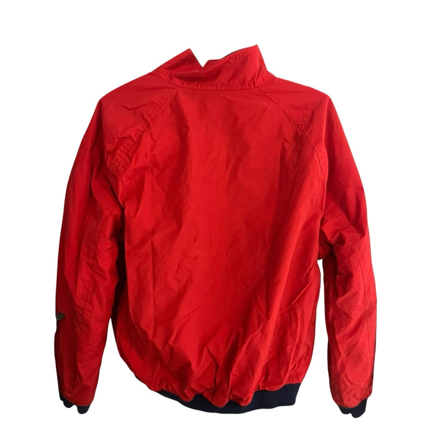 Vtg Polo Ralph Lauren Men's XL red fleece lining red full zip windbreaker jacket