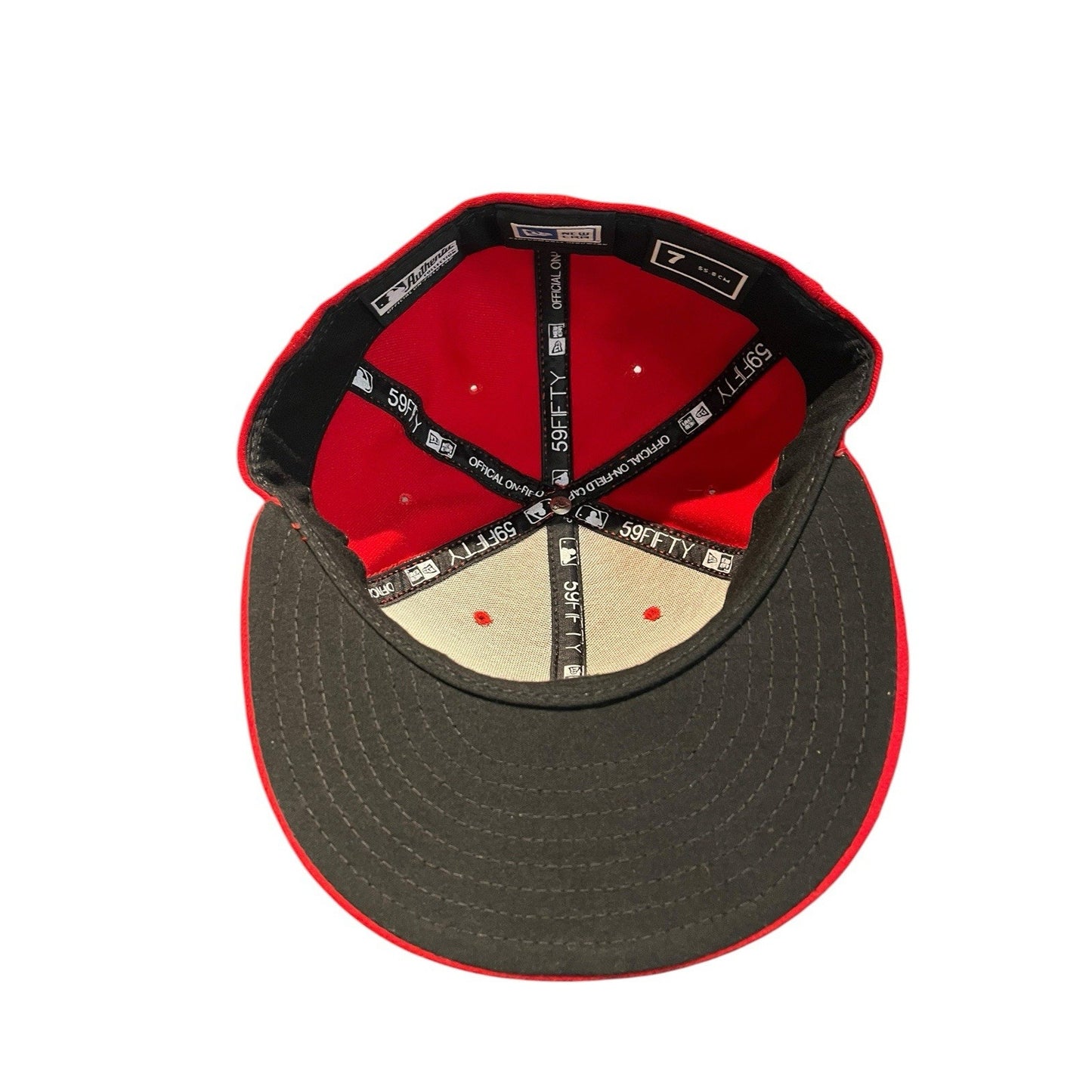 New Era On-Field 59Fifty Sz 7 MLB Cincinnati Reds fitted hat USA made