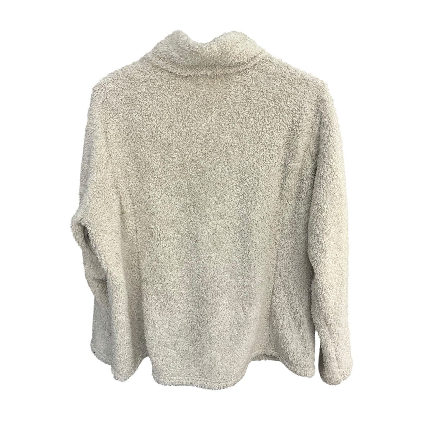 Patagonnia Women's 2XL white Los Gatos 1/4 Ip fleece pullover jacket ivory