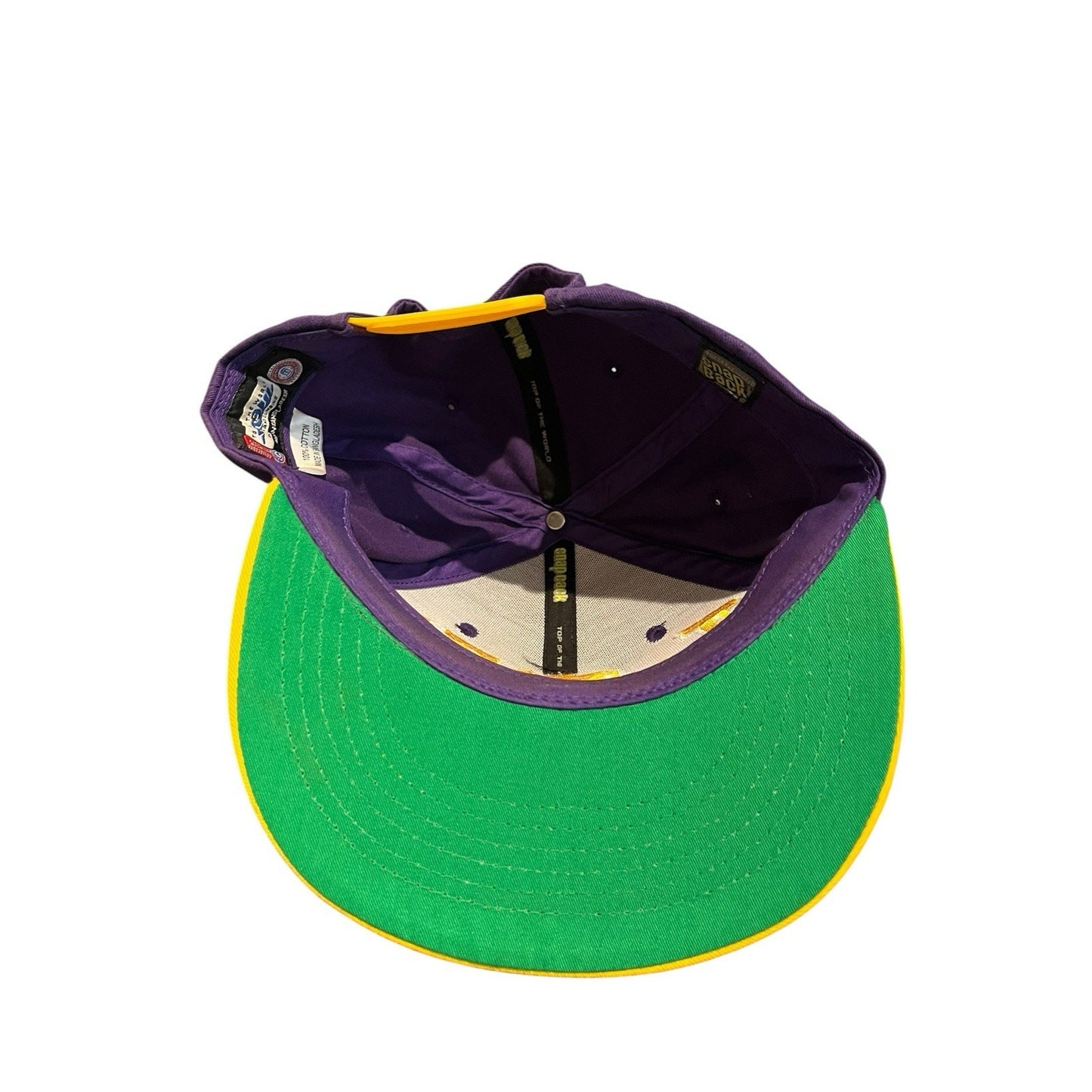 LSU Tigers Bayou Bengals TOW NCAA Flashback Adjustable 2 Tone Snapback Cap Hat